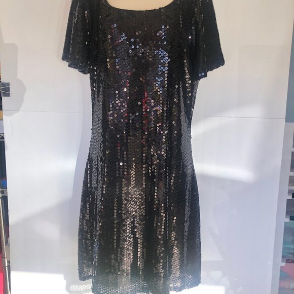 Torrid Black Sequins Dress Size 2 - Picture 1 of 7